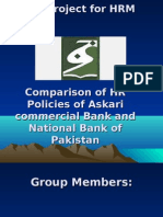 Askari Commercial Bank and NBP Comparison of HR Policies