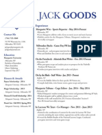 Jack Goods Resume