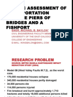 Seismic Assessment of Transportation Lifeline Piers of Bridges