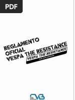 Reglamento Oficial Vespa The Resistance