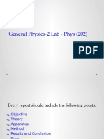 General Physics-2 Lab - Phys ( 2 02 )