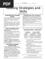 U5w4 Reading Skills and Strategies