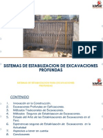 Sistemas de Estabilización en Excavaciones Profundas