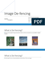 Fence Removal From Images