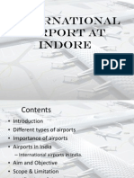 International Airport at Indore