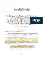 Sakili-Bangsamoro Framework Agreement Historical Cultural Facts Social Southern Philippines