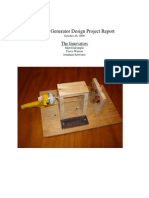 Electric Generator Design Project