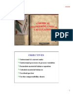 Chemical Engineering Units and Calculations