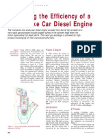 Increasing The Efficiency of A Two-Stroke Car Diesel Engine