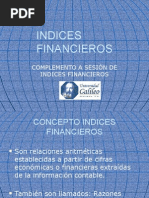 Razones Financieras