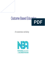 Outcome Based Education and Accreditation - A Presentation by NBA