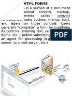 HTML Forms: Controls