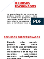 Recursos Sobreasignados