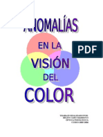 Anomalías en La Visión Del Color