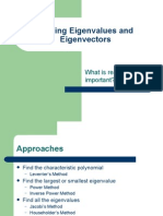 Finding Eigenvalues and Eigenvectors