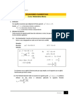 Ecuaciones Cuadráticas M03