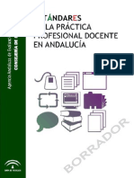 Estándares de La Práctica Profesional Docente Andalucía Borrador