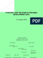 Vygotsky and The Zone of Proximal Development (ZPD) : 21 January 2010