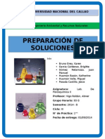 Informe 1 - Preparación de Soluciones