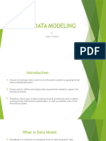 Data Modeling: BY Raavi Trinath