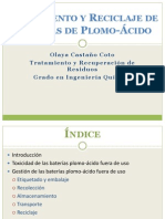 Tratamiento y Reciclaje de Baterías de Plomo-Ácido PDF