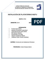 Instalación de Plataformas Insitu