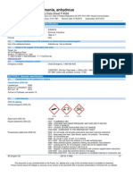 Ammonia NH3 Safety Data Sheet 