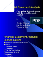 Financial Statement Analysis