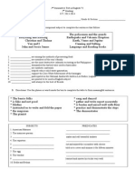 2nd Summative Test in English VI