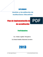 Plan de Implementacion de Acreditacion