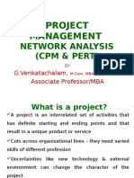 Project Management: Network Analysis (CPM & Pert)