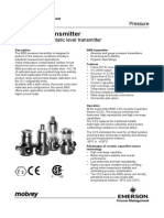 Mobrey 9000 Series Pressure Transmitters