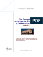 Plan Estratégico de Modernización y Calidad - Versión - 071