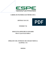 Informe # 4 Operacion Del Centro de Mecanizado Vertical Leadwell v-30