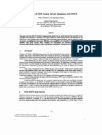 Challenges of MOS Analog Circuit Simulation With SPICE