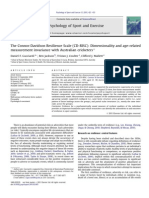 The Connor-Davidson Resilience Scale (CD-RISC) - Dimensionality and Age-Related Measurement Invariance With Australian Cricketers