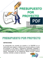 Presupuesto Por Proyecto