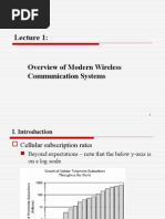 Overview of Modern Wireless Communication Systems