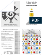 13 Moon Calendar: Yellow Galactic Seed