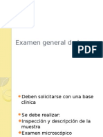 Examen General de Heces