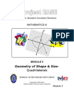 Module 3 - Geometry of Shape and Size-Quadrilaterals