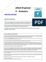 Www.arm.Com Files PDF Mock Test 2 - Answers