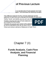 Funds Analysis, Cash-Flow Analysis, and Financial Planning