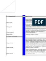 Planilla para Tabular Test de La Persona Bajo La Lluvia