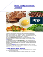 Dieta de Proteína