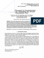 Database Placement in Communication Networks For Minimizing The Overall Transmission Cost