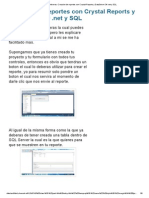 Creacion de Reportes Con Crystal Reports y DataSet en C#