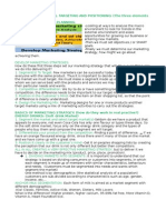 Week 5-Segmentation, Targeting and Positioning: (The Three Elements of Strategic Marketing) Strategic Marketing Planning