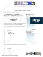 C# Questions & Answers - Properties and Its Applications - Sanfoundry1