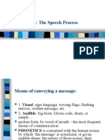 Lecture 1 Speech Process